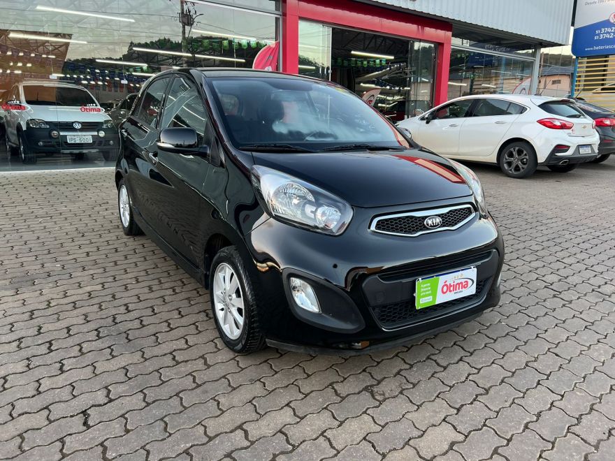 KIA PICANTO EX 2014 AUTOMÁTICO PRETO